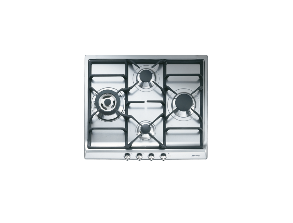 ENCIMERA SMEG SER-60 SG H3 4F INOX GAS