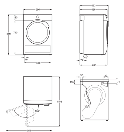 ASSECADORA ELECTROLUX EW2H4821IB 8K BC