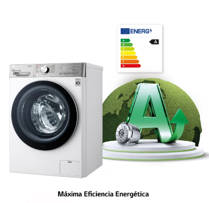 LAVADORA LG F4WV9512P2W 12Kg