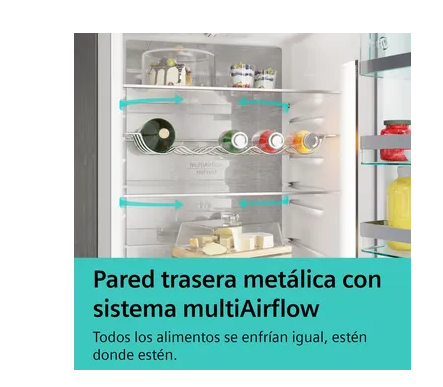 NEVERA SIEMENS KG49NAXCF 203X70 BLACKINOX