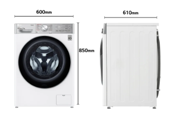 LAVADORA LG F4WV9512P2W 12Kg